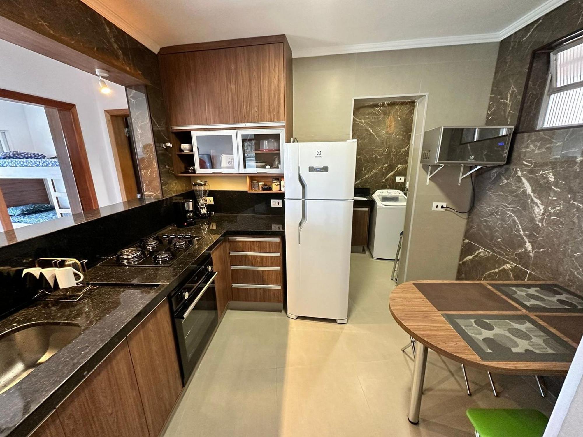 산토스 Ap Pe Na Areia Vista Parcial Mar 아파트 외부 사진